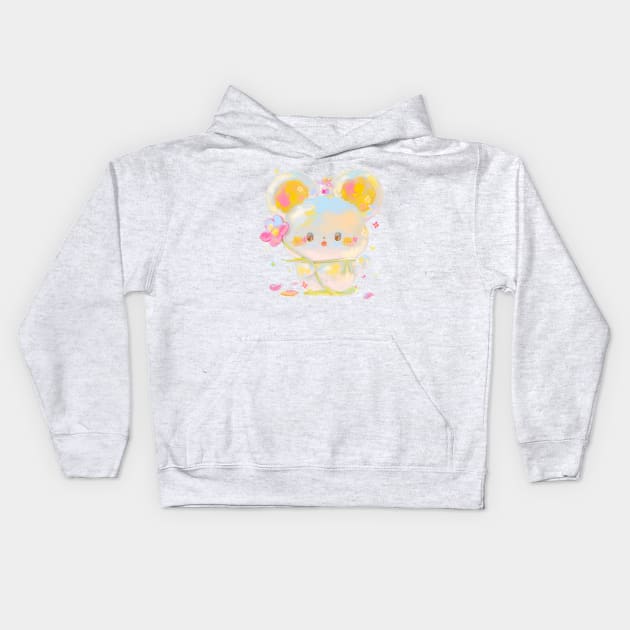 Spring Mouse Kids Hoodie by happyyu